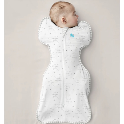 Swaddle Up™ 0.2 TOG (75-81°F) White You Are My Cotton