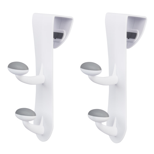 Mainstays Over the Door Polishing Non-Slip 2 Packs Hook Organizer