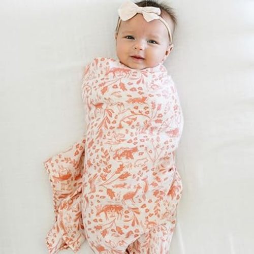 SARANONI Swaddle Blanket Luxury Decorative Baby Muslin Swaddle Blankets (by Hope Wild Wood)