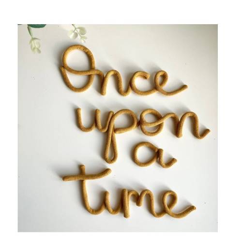 Once upon a time sign-perfect for nursery or book nook decor