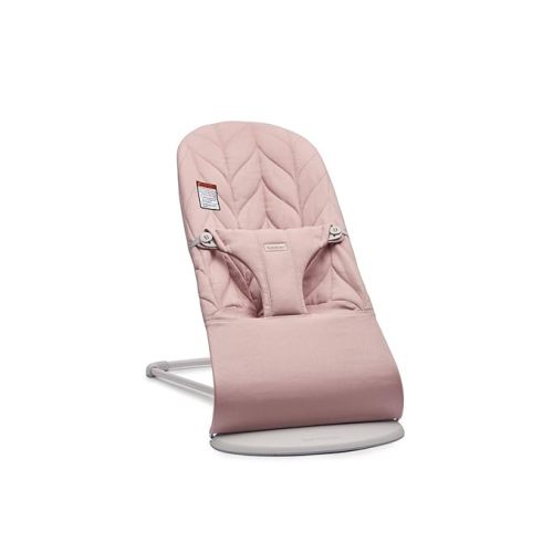 BabyBjörn Bouncer Bliss, Dusty Pink, Woven, Petal Quilt | 2-in-1 Adjustable Baby Bouncer Seat and Toddler Chair, Newborn to Toddler (8-29 lbs), 4 Positions, Lightweight & Portable