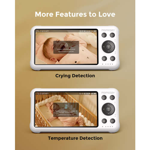 Momcozy 5-Inch Dual-mode Smart Baby Monitor-BM04
