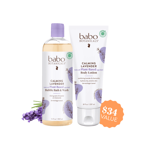 Calming Lavender Care Routine (Bubble Bath + Lotion)