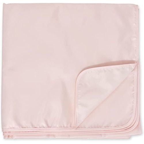 Tiny Twinkle Mess-Proof Splat Mats for Under high Chairs or Table Cover Art Projects for Baby and Toddler - Waterproof, Washable Floor or Table Splash mat 51" x 51" (Rose)