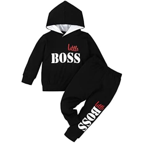 Toddler Baby Boy Clothes Long Sleeve Tie-dye Hoodie Sweatshirt Top + Jogger Pants Outfit Set Fall Winter Sweatsuit