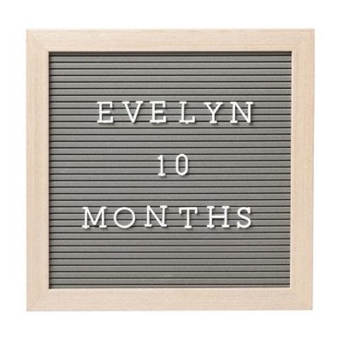 Pearhead Letterboard Set - Natural Wood
