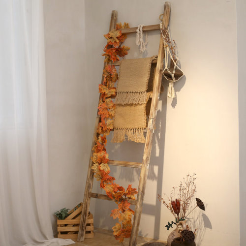 Gracie Oaks 6.4ft Wooden Blanket Ladder,24in Wide & Reviews | Wayfair