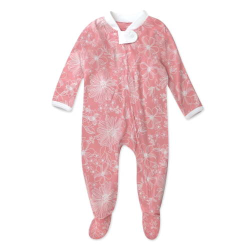 Honest Baby Clothing Organic Cotton Boy/Girl Long Sleeve Sleep N Play Footed Pajamas, Sizes Preemie-24 Months
