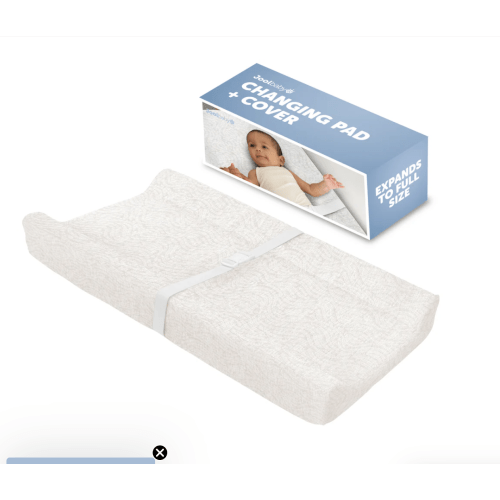 Soft Changing Pad + Washable Cover - Off White