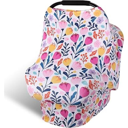 Amazon.com: Rquite Car Seat Covers for Babies, Baby Car Seat Canopy Carrier Cover, Breathable Nursing Cover for Breastfeeding, Stretchy Carseat Cover Boys Girls, Multi-Use Infant Carseat Stroller Cover : Baby