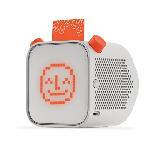 Yoto Player (3rd Gen.) + Make Your Own Card – Kids Bluetooth Audio Speaker, All-in-1 Screen-Free Device for Stories Music Podcasts Radio White Noise Thermometer Nightlight Ok-to-Wake Alarm Clock