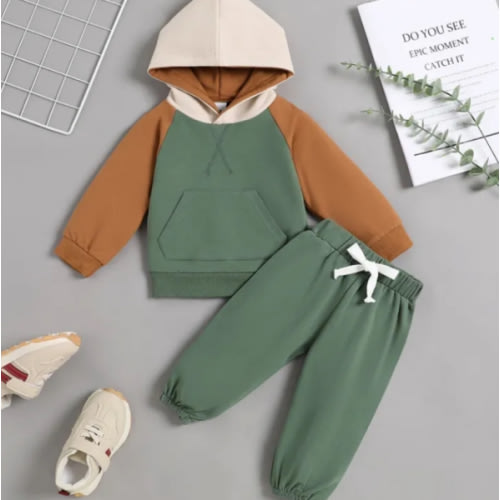 2-Piece Baby Newborn Toddler Hooded Set