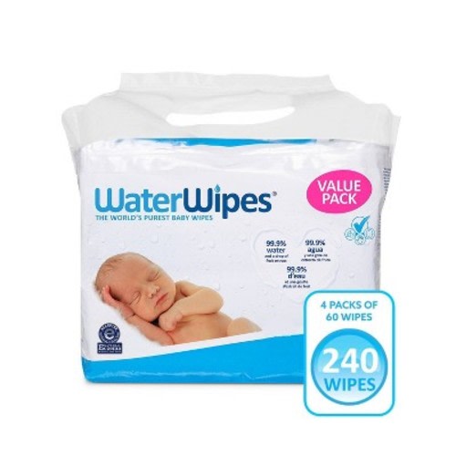 WaterWipes Sensitive & Unscented Baby Wipes - (Select Size), Size: 240 Count