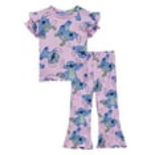 Character Baby Girls Rib Short Sleeve Top & Leggings Set, 2-Pice, Sizes 0/3 Months-24 Months