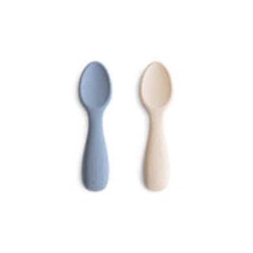 Silicone Toddler Starter Spoons 2-Pack – Mushie