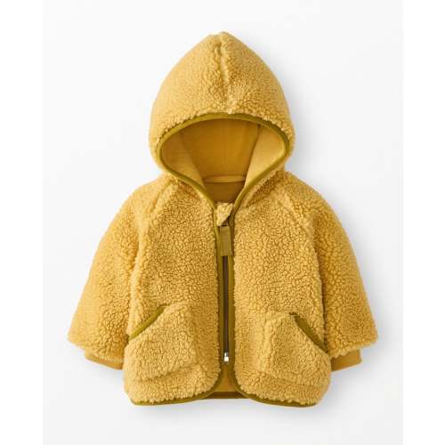 Baby Faux Shearling Hoodie Jacket | Hanna Andersson (SIZE: 6-12 mos)