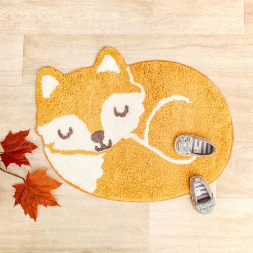 Woodland Fox Rug For Kids Bedroom