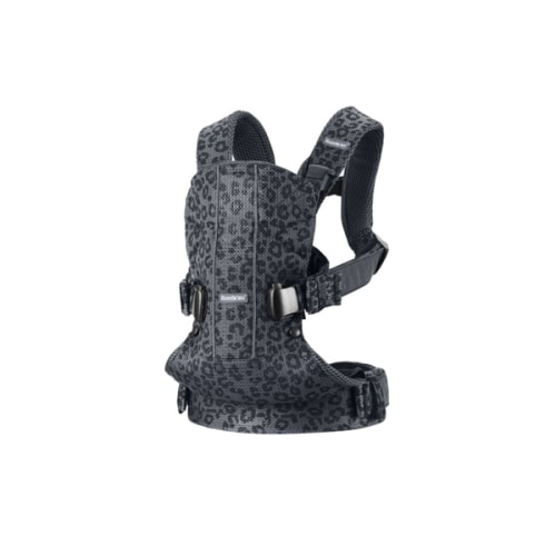 BabyBjörn Baby Carrier One Air, 3D Mesh, Anthracite/Leopard