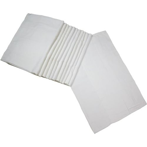 OsoCozy Prefold Cloth Diapers (1 Doz) - Soft, Absorbent, Durable - 100% Cotton