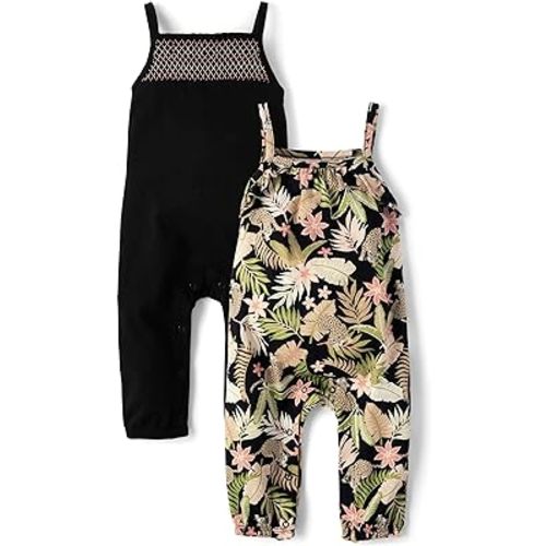 The Children's Place baby-girls And Newborn Sleeveless Playwear Rompers