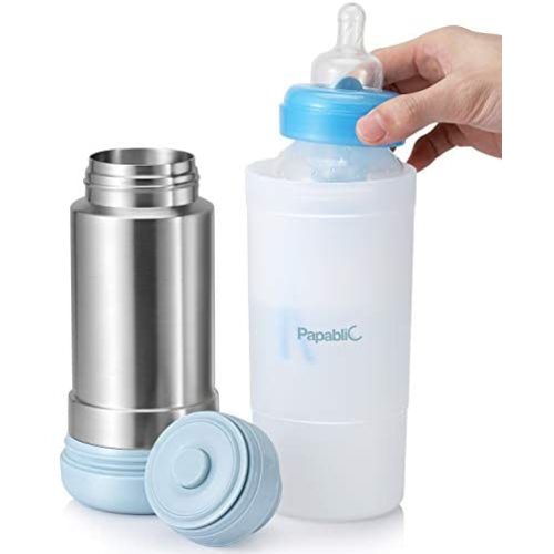 Papablic Mini Portable Travel Baby Bottle Warmer