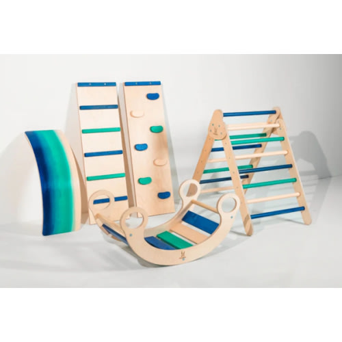 Pikler Triangle Set - Made in USA - Safe, Sustainable, and Fun! – Bunny Hopkins