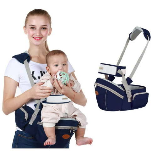 Baby Hip Seat Carrier Baby Waist Stool for Child Infant Toddler with Adjustable Strap Buckle Pocket Soft Inner Huge Storage