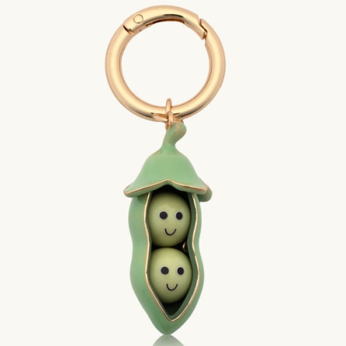XL Two Peas in a Pod Bag Charm- Farmer's Market