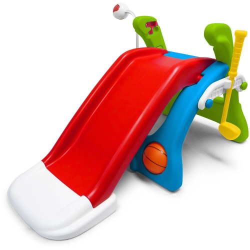 Grow 'n up 6 n 1 Plastic Toddler Slide Sport Center