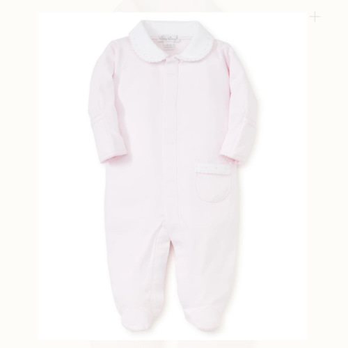 Pink Kissy New Beginnings Footie w/Collar