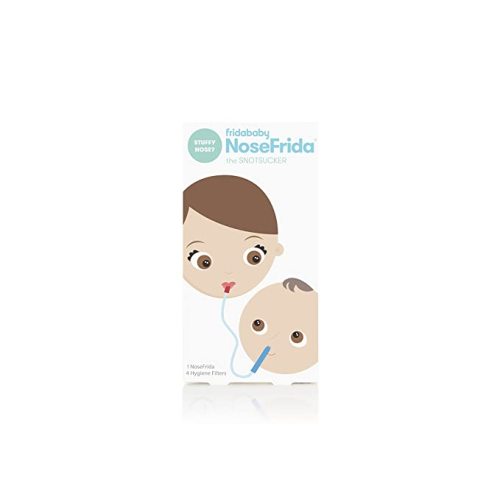 Baby Nasal Aspirator NoseFrida the Snotsucker by Frida Baby - NoseFrida (1 NoseFrida + 4 Hygiene Filters)