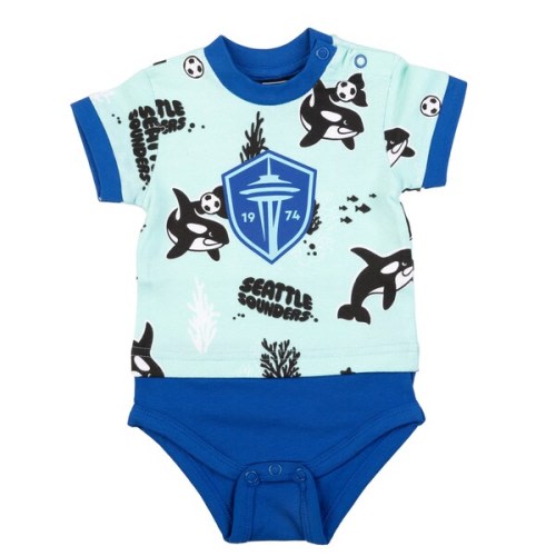 Seattle Sounders FC Sport Design Sweden Infant Body T-Shirt Bodysuit - Mint
