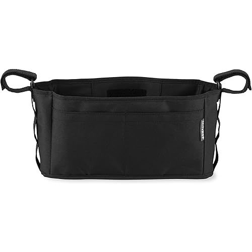 Skip Hop Universal Stroller Organizer, Grab & Go Ultra, Black