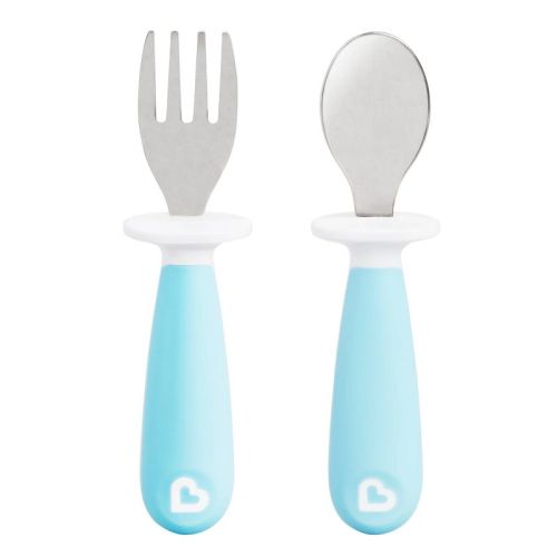 Munchkin Raise Toddler Fork And Spoon Set - 2pk