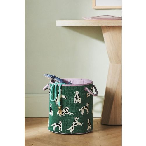 Dog Patterned Basket