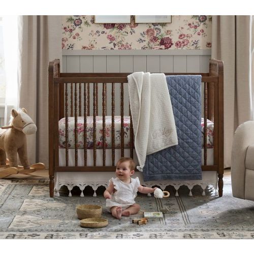 European Linen Baby Quilt