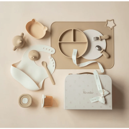 First Bites Gift Set (Croissant/Ivory)