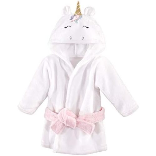 Hudson Baby Unisex Baby Plush Animal Face Bathrobe