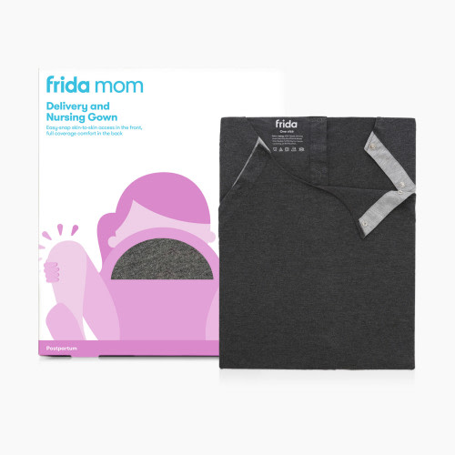 Frida Mom C-Section Recovery Band for Postpartum Pregnancy Belly Support,  Abdominal Binder and Belt with Adjustable Strap, Grey 