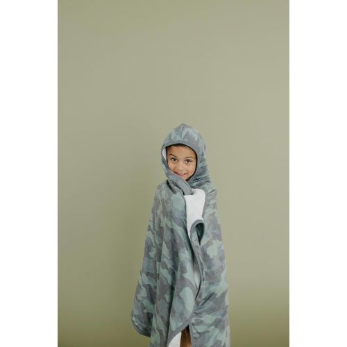 Copper Pearl Hooded Bath Towels Premium Knit/Terry Cloth Toddler Towels with Hood, Pockets, and Cool Designs - Great to Gift and Make Bath Time Fun - Big Kids Hooded Towel, Hunter