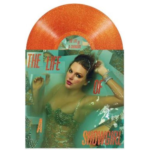 Taylor Swift - The Life of a Showgirl: Sweat And Vanilla Perfume Portofino Orange Glitter Vinyl