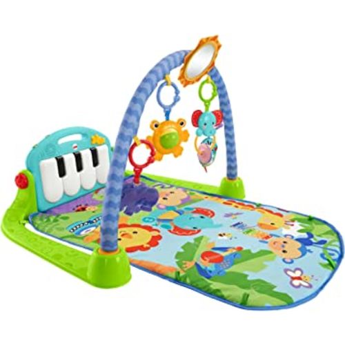 Fisher-Price Kick 'n Play Piano Gym, Blue/Green