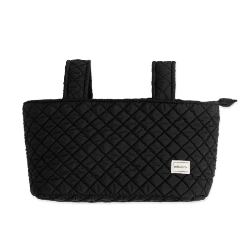 Pocket Quilted Bag - Black