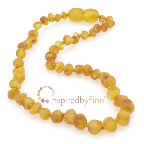 <u>Amber Teething Necklace - Kids Unpolished Harvest - All Kids Sizes<br>Inspired By Finn</u> :: Inspired by Finn Online Shop