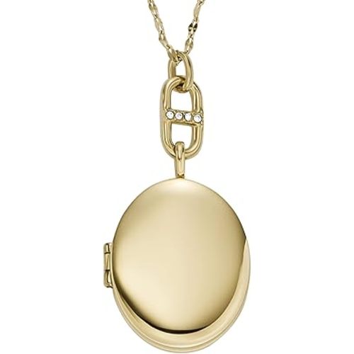Fossil Plated Stainless Steel Locket