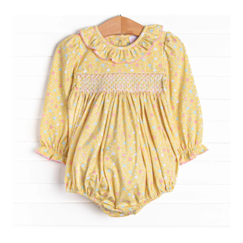 Darling Designs Smocked Bubble, Yellow – Stitchy Fish
