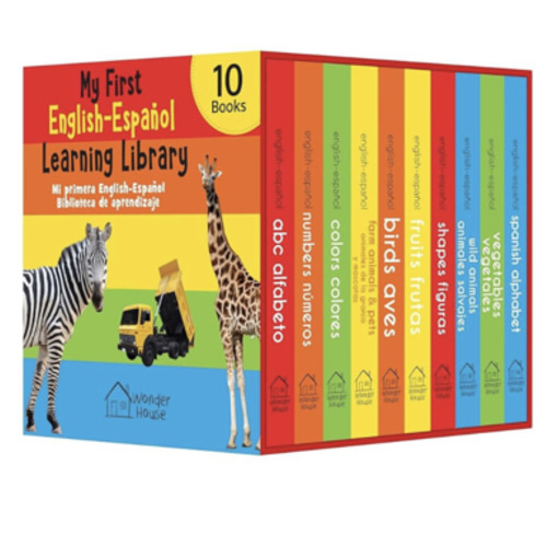 My First English - Español Learning Library (Mi Primera English - Español Learning Library): Boxset of 10 English - Spanish Board Books (Spanish Edition)
