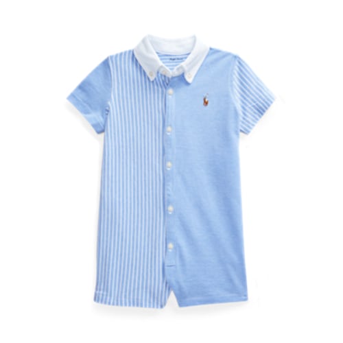 Knit Cotton Oxford Fun Shortall | Ralph Lauren