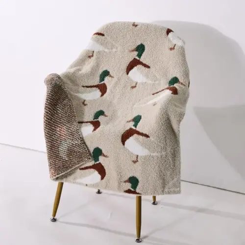 chenille blanket || mallard - TikTok Shop