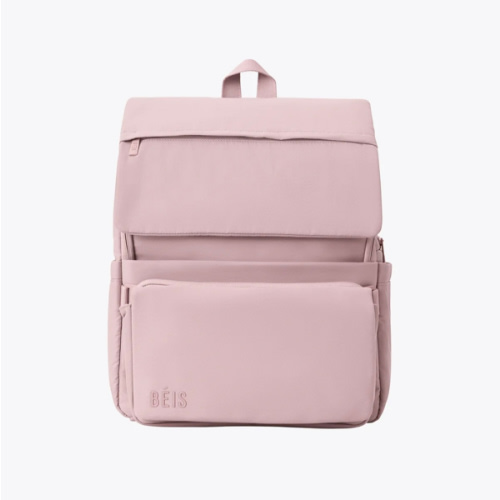 BÉIS 'The Ultimate Diaper Backpack' in Atlas Pink - Best Pink Backpack Diaper Bag